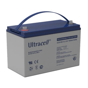 Batería para placas solares de gel Ultracell  C100 12V 115 Ah