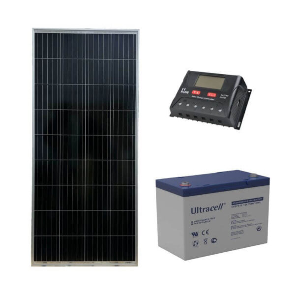 Kit de placa solar para instalación básica muy